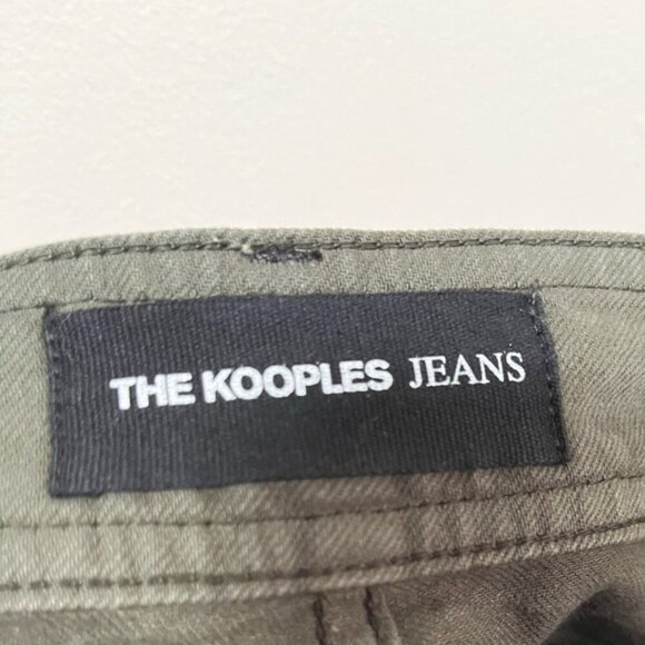 The Kooples Olive Green High-Waisted Shorts – Size 1 (XS/S) - Picture 3 of 16